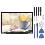 Assemblage d �cran lcd pour apple macbook pro 13, 3 pouces a1989 (2018) mr9q2 emc 3214 (argent)