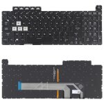 Pour asus tuf gaming f15 fx506 fa506 clavier version us avec r�tro�clairage