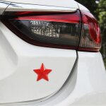 Autocollant d�coratif de carrosserie en m�tal avec motif en �toile