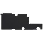 Autocollant noir de dos de carte mre pour l iphone x