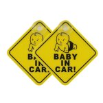 Autocollant de voiture de 20 pcs bébé À bord avertissement signe safty décalque vinyle style 2 Autocollant de voiture de 20 pcs bébé À bord avertissement signe safty décalque vinyle style 2