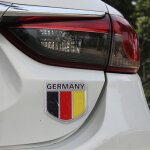 Autocollant de voiture en mtal de style drapeau allemagne