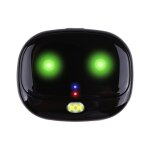 Autourfar rf - v47 ip67 muli - fonction mini gps pet tracker avec clip de led et arrire (noir)