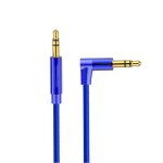 Av01 cble audio coud mle  mle 3, 5 mm, longueur: 1 m (bleu)
