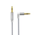 Av01 cble audio coud mle  mle 3, 5 mm, longueur: 3 m (gris argent)