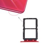 Bac � cartes sim + bac � cartes sim pour huawei nova 4 (rouge)