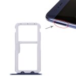 Bac carte sim + bac carte sim / bac micro sd pour huawei honor v9 (bleu)