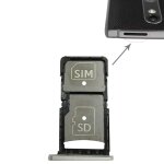 Bac � carte sim + bac � carte micro sd pour motorola droid turbo 2 / xt1585 (or)
