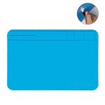 Banc de rparation d'ordinateur et de tlphone 30x20cm, tapis de table de soudage en silicone rsistant ...