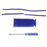 Bandes de tuyau de brosse de sol en velours doux 3 en 1 pour dyson v7 / v8 / v10 / v11
