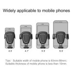 Baseus car mount gravity phone holder black (suyl - 01)