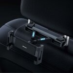 Baseus car mount joyride pro backseat mobile / tablet holder, fits from 4. 7 to 12. 3 inch, black (sutq000001) ...