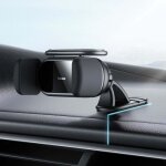 Baseus car mount steel cannon pro solar electric phone holder fits from 5. 4 to 6. 7 inch, black (sugp010001) ...