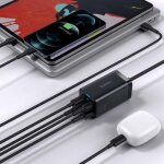 Baseus travel charger gan3 pro quick wall charger c + c + u, pd3. 0, qc4. 0 + , afc, fcp, scp, pps, mtk, ...