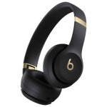 Beats solo 4 wireless headphones matte black / gold mc2l4