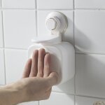 Bote  savon manuelle sans trace pour salle de bain distributeur de savon  ventouse crative distributeur ...