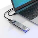 Bo�tier ssd orico tcm2 - c3 nvme m. 2 (10 gbit / s) (argent)