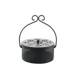 Bo�te de bobine de moustique ignifuge creuse multifonctionnelle portative ext�rieure avec couvercle (noir) ...