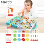 Bote  outils d'assemblage manuelle de jouet de perceuse lectrique de serrage de vis pour enfants, ...