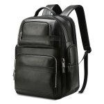 Bopai 851 - 019811 grande capacit� antivol �tanche leathar sac � dos pour ordinateur portable tablette ...