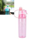 Bouteille d'eau de pulvrisation crative bouteille de sport portable avec couvercle coupe en plastique ...