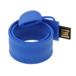 Bracelet en silicone usb flash disk avec 8 go de mmoire (bleu fonc)