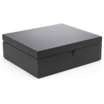 Bredemeijer box sachets de thé à 6 compartiments, noir 184006 Bredemeijer box sachets de thé à 6 compartiments, noir 184006