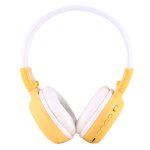 Bs - n65 headband casque d'coute sans fil hifi stro pliant avec cran lcd et fente pour carte tf et ...