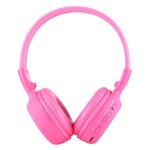 Bs - n65 headband casque d'coute sans fil hifi stro pliant avec cran lcd et fente pour carte tf et ...