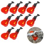 Buveur de volaille de bol � boire de type d'exportation d'�quipement de 10 pcs (arrosage au toucher)