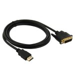 C�ble adapater m�le 1. 8m hdmi (type - a) m�le � dvi 24 + 1