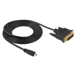 Câble adapater mâle micro hdmi (type d) mâle à dvi 24 + 1, 1, 8 m Câble adapater mâle micro hdmi (type d) mâle à dvi 24 + 1, 1, 8 m
