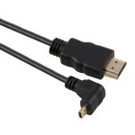 Cble d adaptateur de connecteur mle plaqu or positif hdmi de 30 cm 4k hdmi mle vers micro hdmi