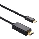 Cble adaptateur mle 1, 8 m hdmi vers usb - c / type - c mle