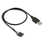 C�ble d adaptateur m�le femelle 5 broches vers usb 2. 0 m�le, longueur: 50cm