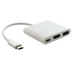 Câble adaptateur usb type c vers hdmi 3 en 1, pour macbook 12 pouces version 2015, version google chromebook ... Câble adaptateur usb type c vers hdmi 3 en 1, pour macbook 12 pouces version 2015, version google chromebook ...