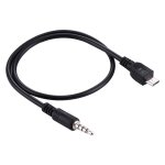 Câble aux audio mâle mâle vers micro usb 3, 5 mm, longueur: environ 40 cm (noir) Câble aux audio mâle mâle vers micro usb 3, 5 mm, longueur: environ 40 cm (noir)
