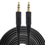Cble auxiliaire audio stro 3, 5 mm mle, cble auxiliaire, longueur: 10 m (connecteur plaqu or + ...