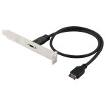 Cble de connecteur de cble d extension usb - c / type - c femelle  usb 3. 1 de 50 cm