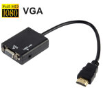 Câble de conversion vidéo hdmi vers vga + 26 cm avec câble audio 3, 5 mm, prise en charge full hd 1080p ... Câble de conversion vidéo hdmi vers vga + 26 cm avec câble audio 3, 5 mm, prise en charge full hd 1080p ...