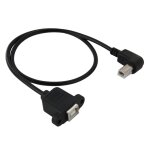 Cble d extension usb 2. 0 type b vers imprimante / scanner pour hp, dell, epson, longueur: 50 cm (noir) ...