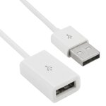 Cble d extension usb am vers af extender pour mac, longueur: 1m (blanc)