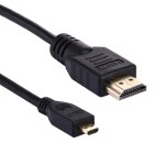Câble micro hdmi vers hdmi 19 broches 1, 5 m, version 1. 4, support 3d Câble micro hdmi vers hdmi 19 broches 1, 5 m, version 1. 4, support 3d