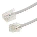Câble téléphonique 2 fils rj11 à rj11, longueur: 1, 5 m Câble téléphonique 2 fils rj11 à rj11, longueur: 1, 5 m