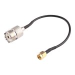 Cble uhf femelle  sma mle adaptateur rg174 15cm