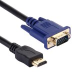 C�ble vid�o 3m hdmi m�le vers vga m�le 15pin (noir)