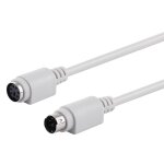 Cable 6 pin ps / 2 clavier / souris (ps / 2 male vers ps / 2 femelle) - 1. 5m Cable 6 pin ps / 2 clavier / souris (ps / 2 male vers ps / 2 femelle) - 1. 5m