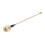 Cble adaptateur ipx femelle vers gg1733 rp - sma mle rg178, longueur : 15 cm