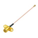 Cble adaptateur ipx femelle vers rp - sma femelle rg178, longueur : 15 cm