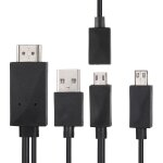 Câble adaptateur multi - usage micro usb mhl vers hdmi hdtv de 1, 8 m, prise en charge de la sortie full ... Câble adaptateur multi - usage micro usb mhl vers hdmi hdtv de 1, 8 m, prise en charge de la sortie full ...